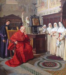 La visite du cardinal